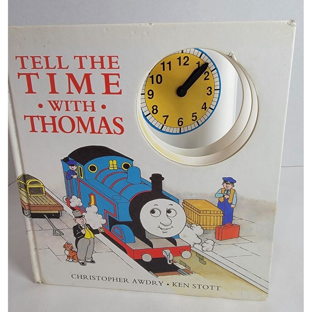 Tell the Time with Thomas Interactive Clock Book 1992 HC Thomas Tank Engine